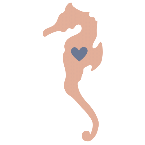 Coastal Veterinary Cardiology Logo -Peach 2